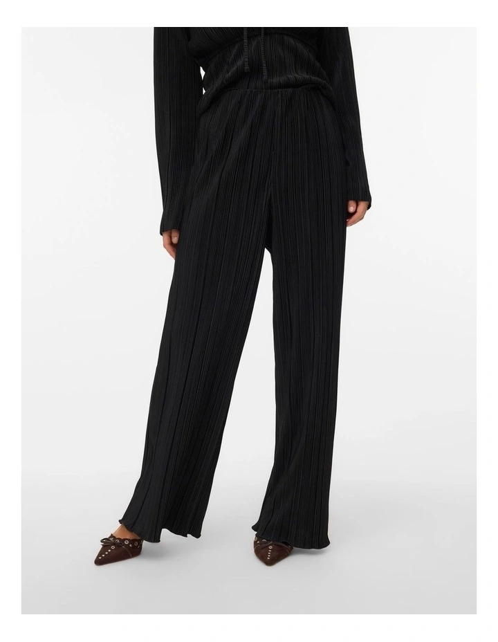 Elisa High Waisted Pants in Black image 1