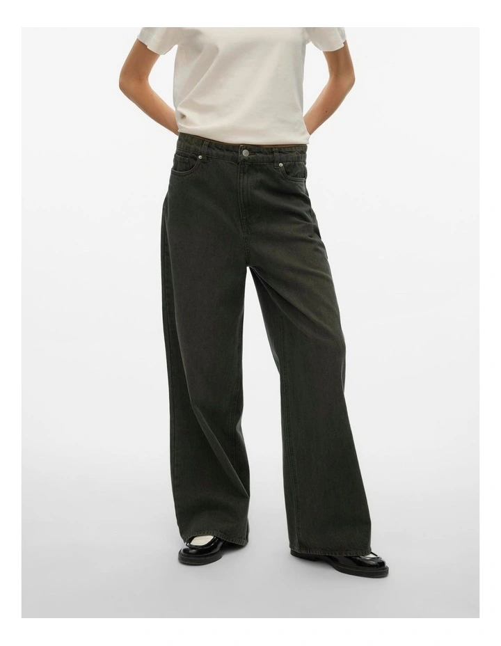 Wien Wide Jeans in Black image 3