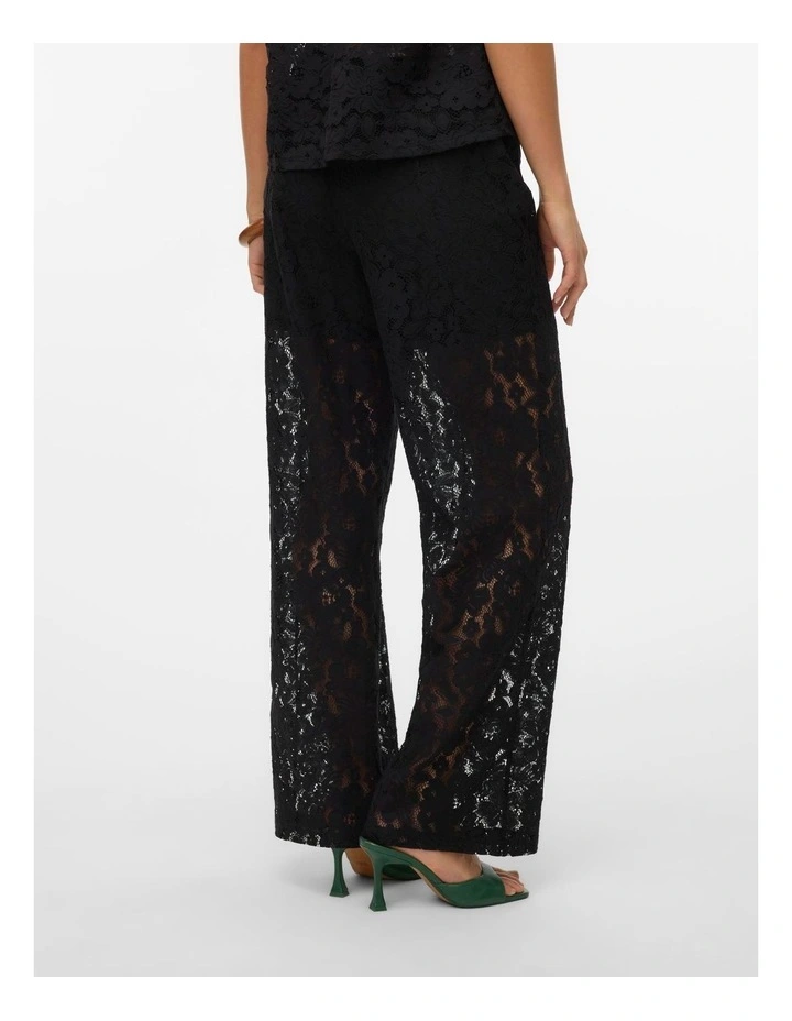 Honey Lace Pants in Black image 3