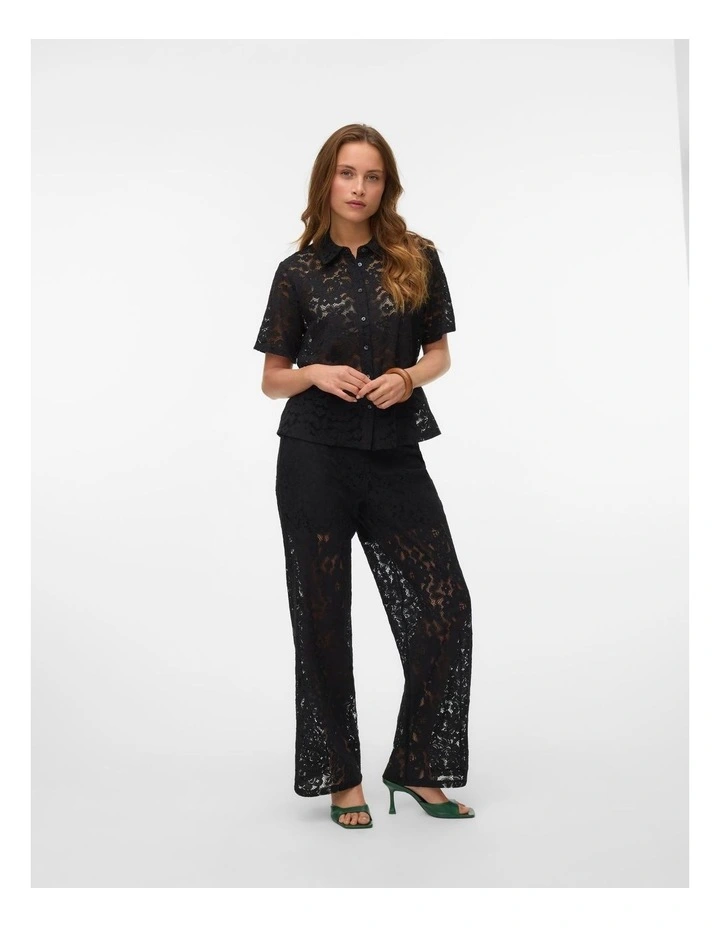 Honey Lace Pants in Black image 5
