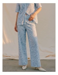 Honey Lace Pants in Blue