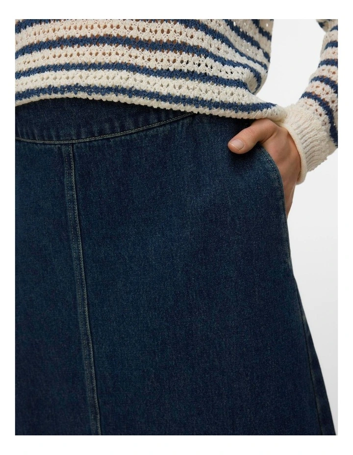 Rilla Midi Denim Skirt image 2