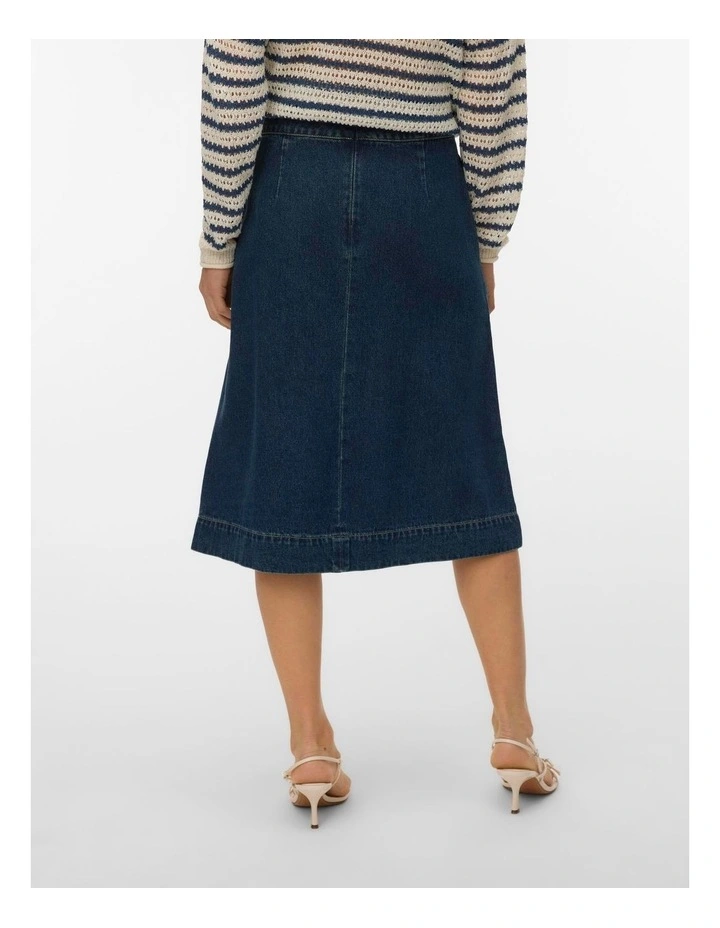 Rilla Midi Denim Skirt image 3