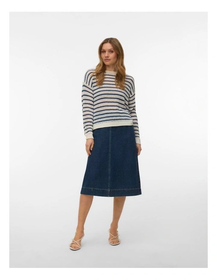 Rilla Midi Denim Skirt image 4