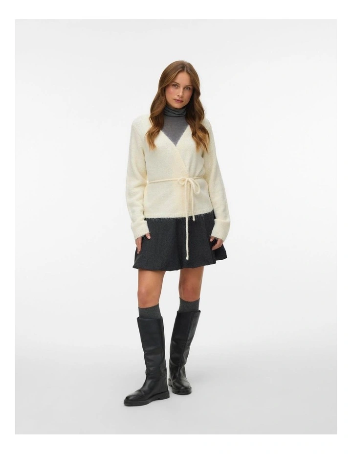 Thalia Mini Ballon Skirt in Dark Grey image 4