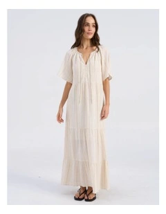 Dahlia Maxi Dress in Cream