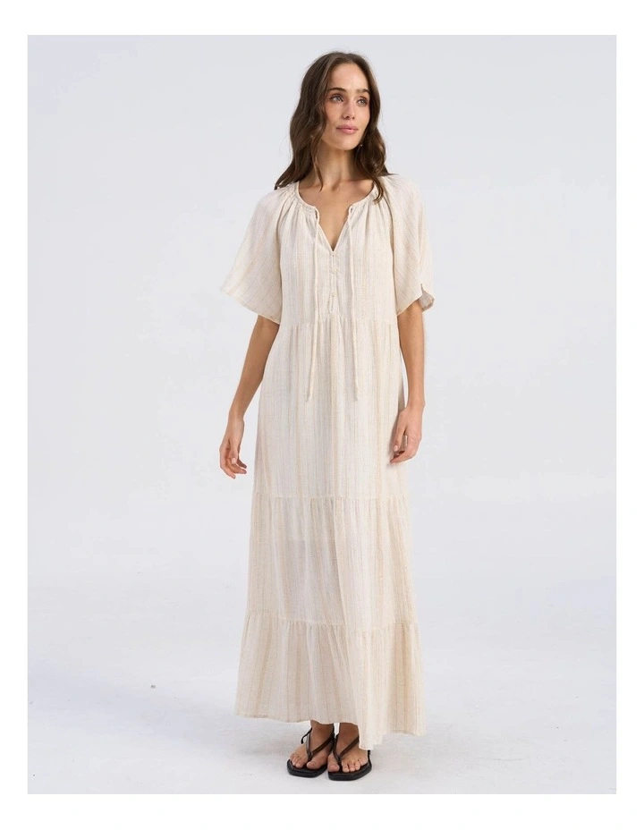 Dahlia Maxi Dress in Cream image 1
