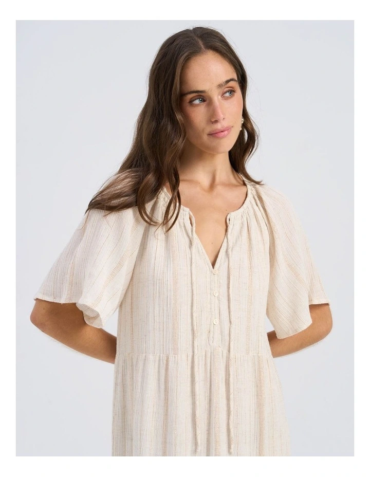 Dahlia Maxi Dress in Cream image 2