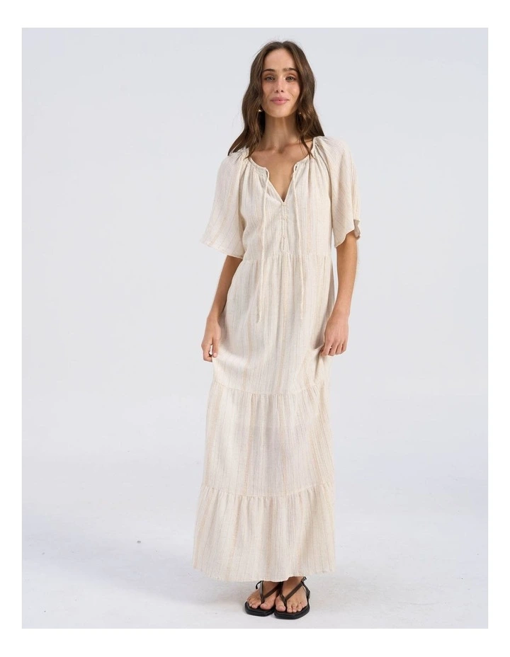 Dahlia Maxi Dress in Cream image 3