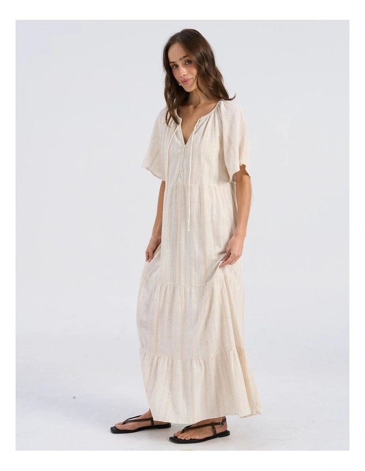 Dahlia Maxi Dress in Cream image 4