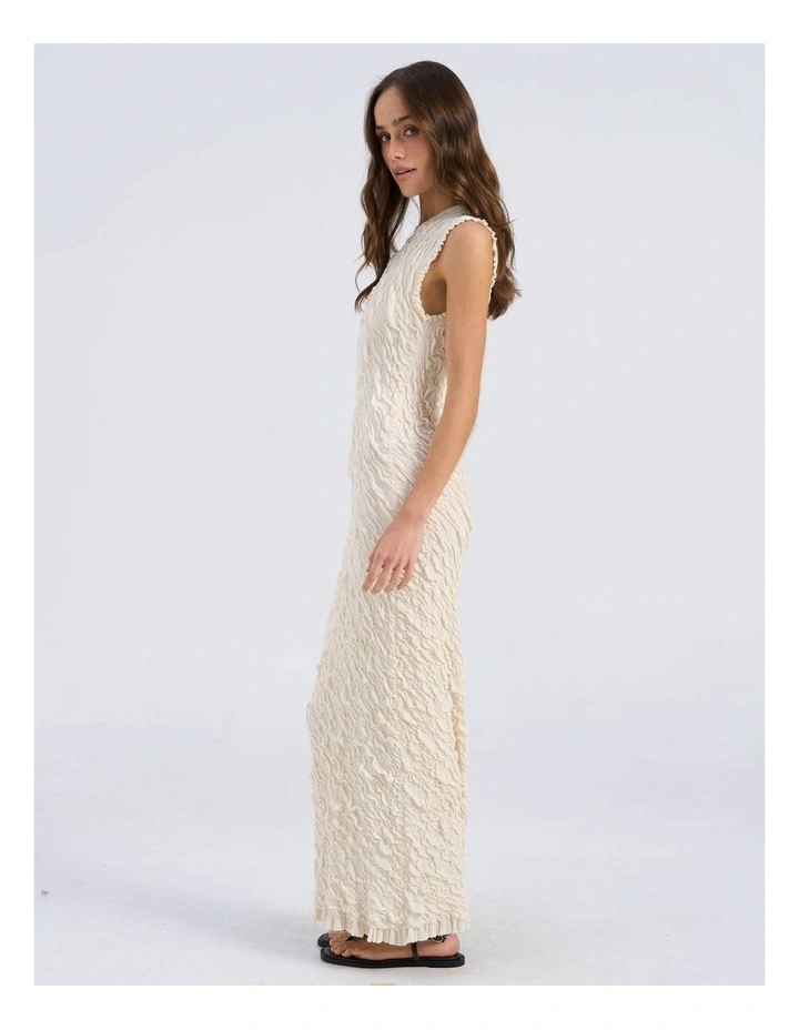 Stormi Ruffled Maxi Dress in Birch image 4