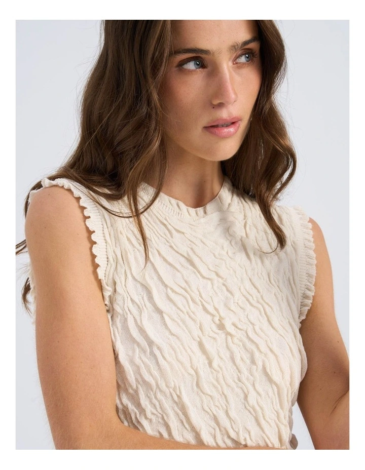 Stormi Ruffled Maxi Dress in Birch image 6
