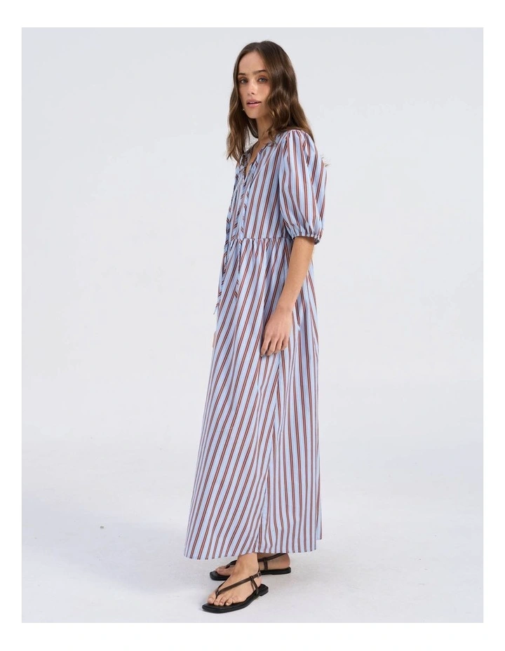 Isla Tie Stripe Maxi Dress image 4