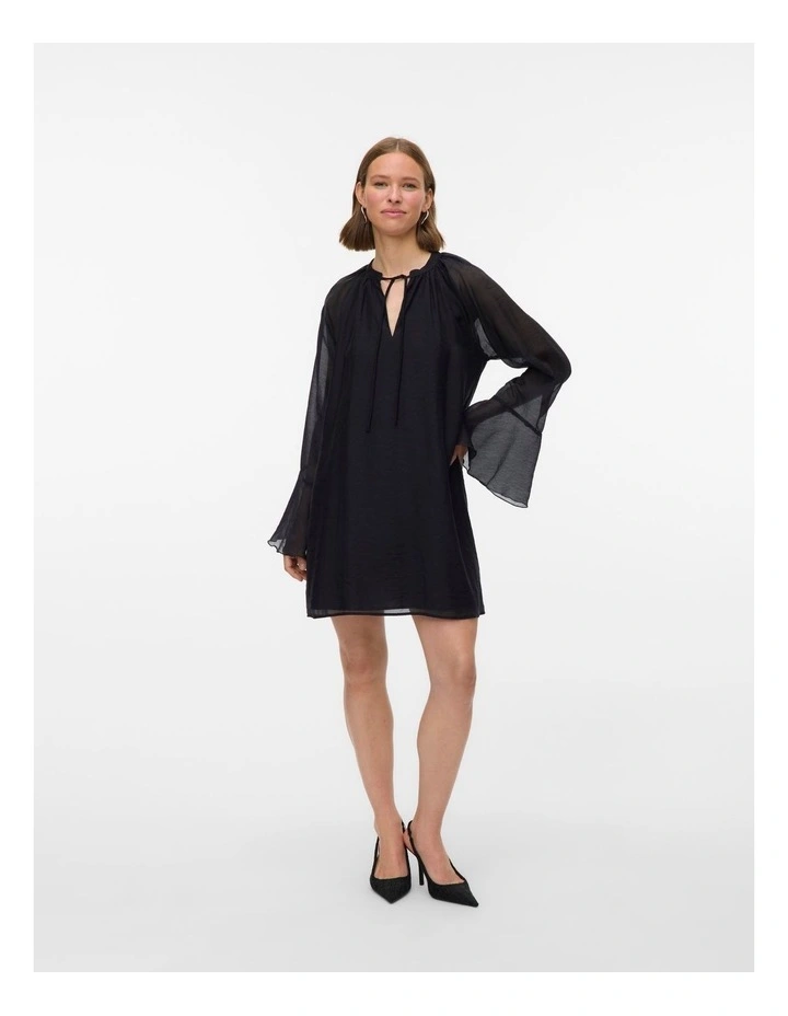 Minna Long Sleeve Dress in Black image 1