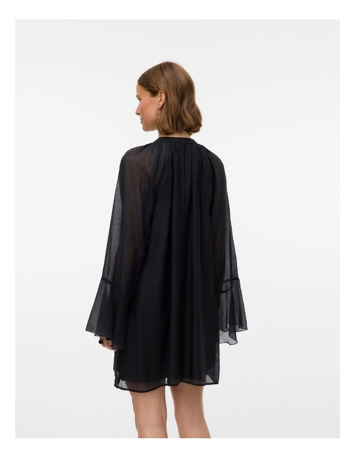 Minna Long Sleeve Dress in Black image 2