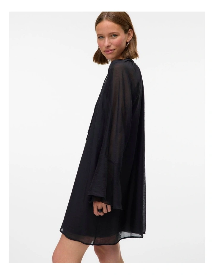 Minna Long Sleeve Dress in Black image 3