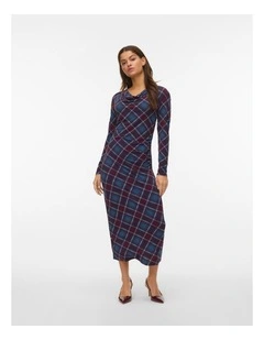 May Printed Midi Dress in Multi