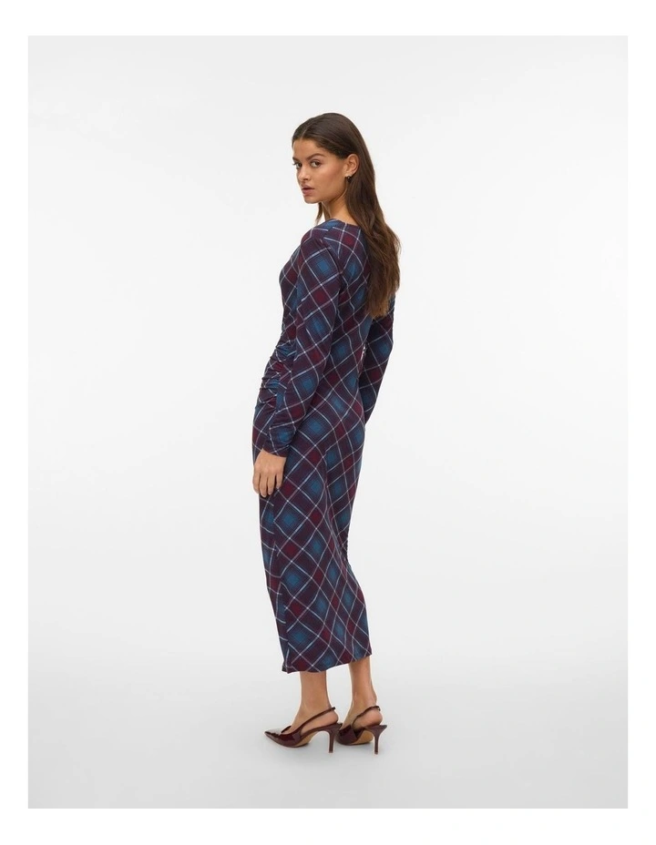 May Printed Midi Dress in Multi image 4