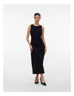 Hosanna Midi Dress in Black