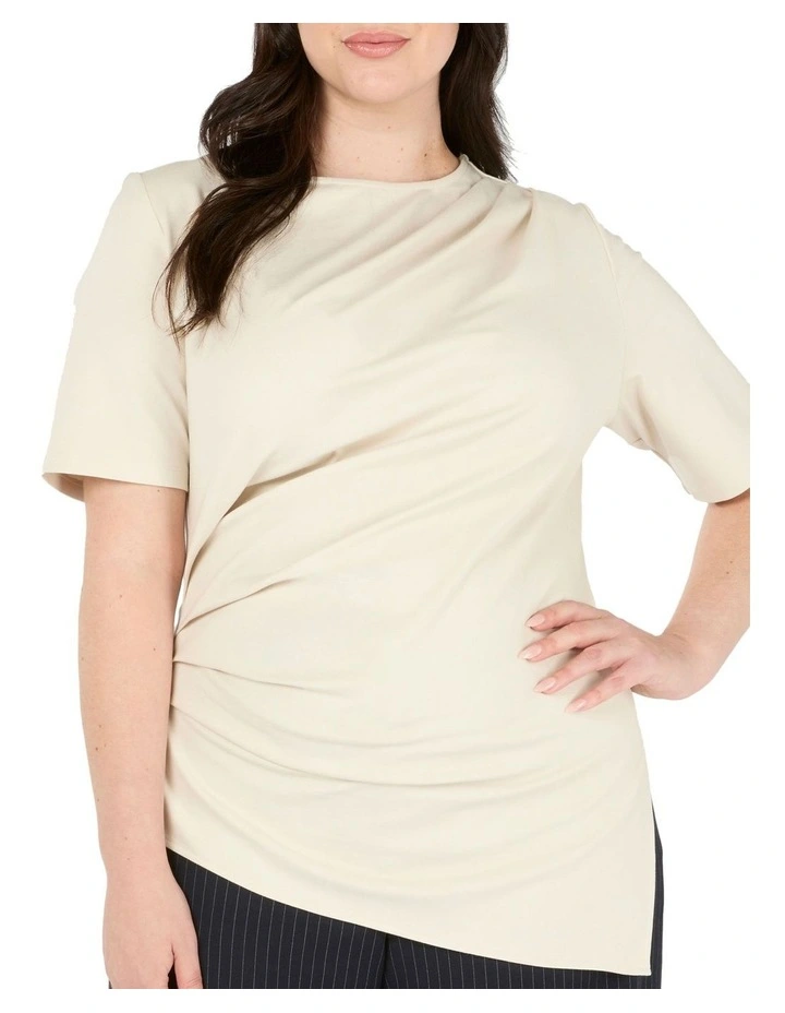 Sasha Top in Oyster image 1