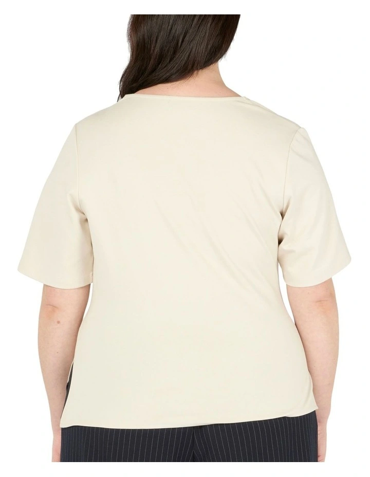 Sasha Top in Oyster image 2