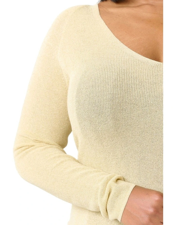 Moonstone Knit in Beige image 4