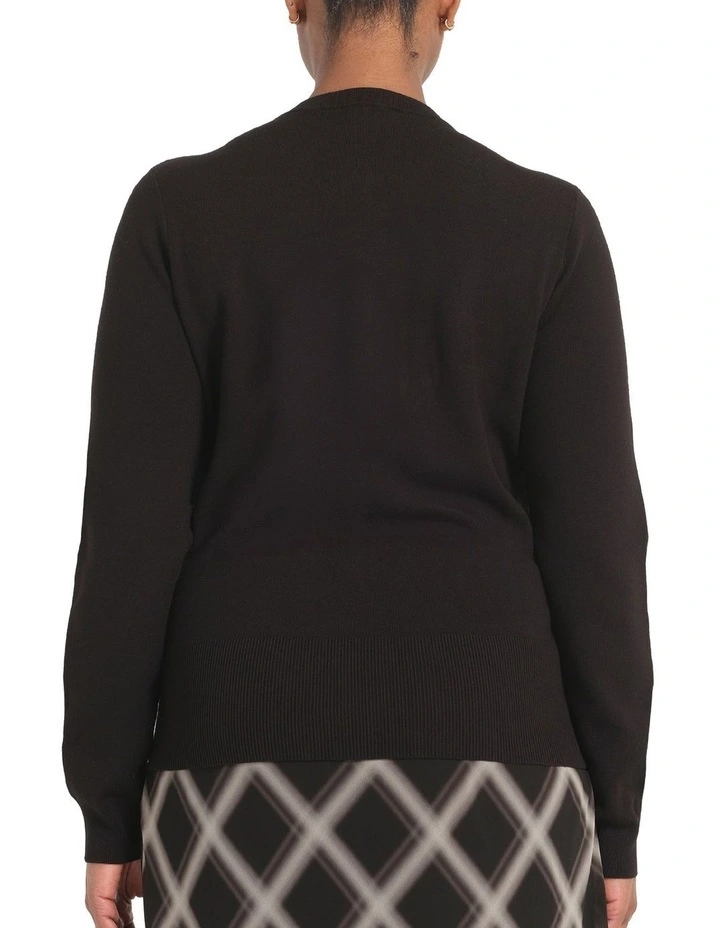 Jasmine Cardi in Black image 3