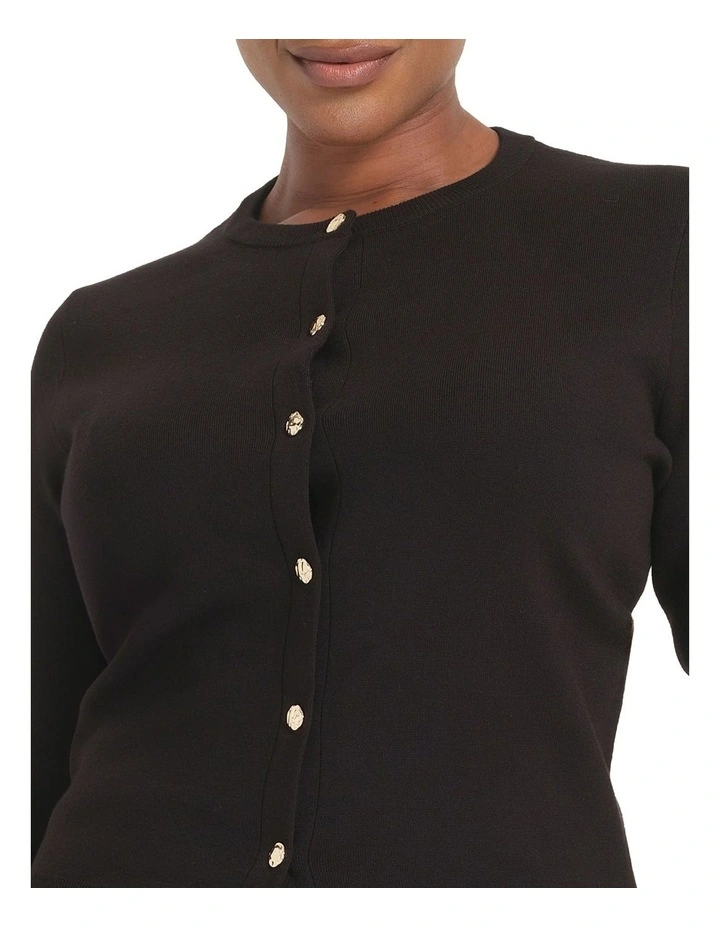 Jasmine Cardi in Black image 5