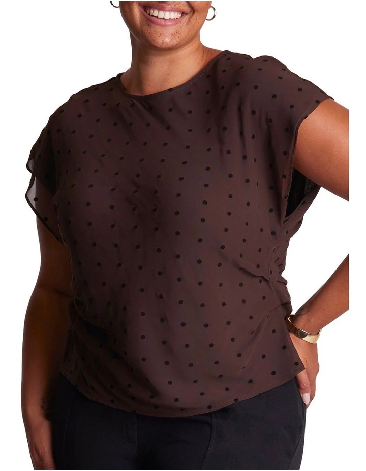 Sable Top in Brown image 1