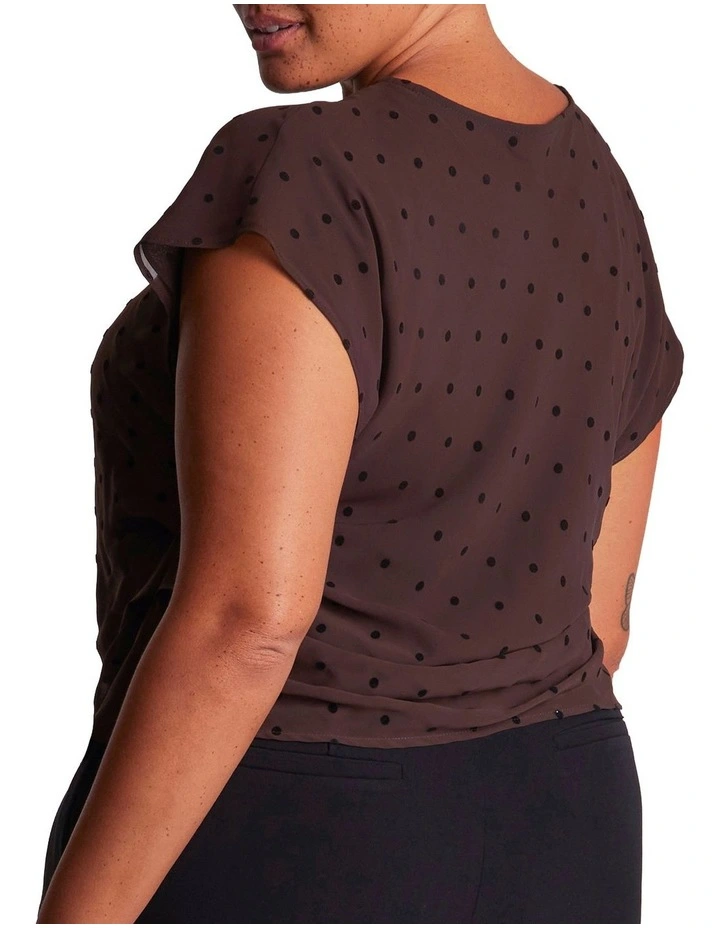Sable Top in Brown image 2