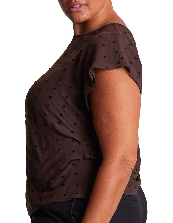 Sable Top in Brown image 3