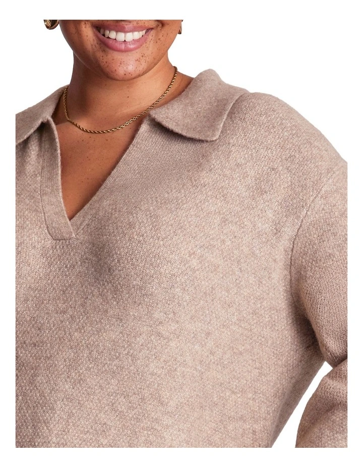 Nellie Knit in Beige image 4