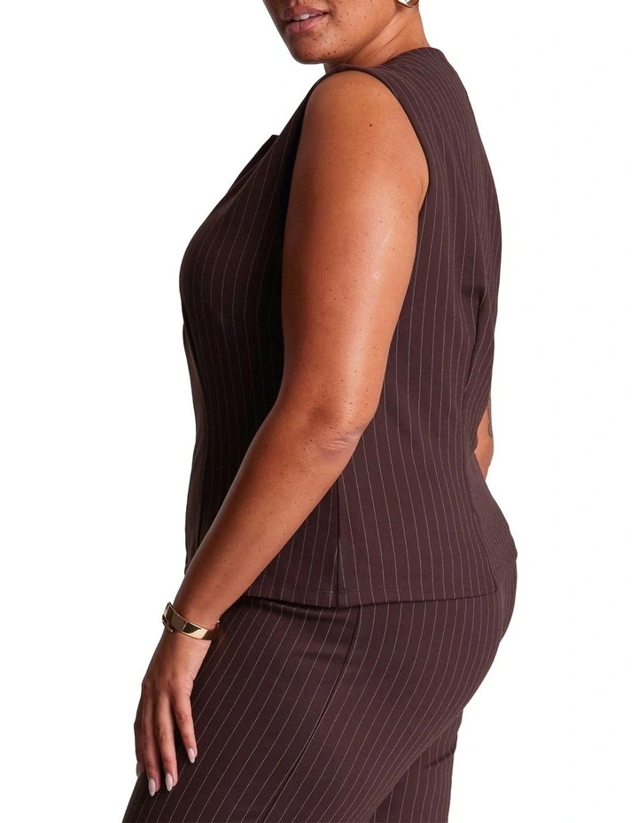 Marley Vest in Brown image 3