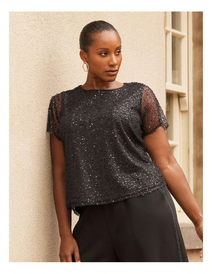 Zaya Top in Black image 2