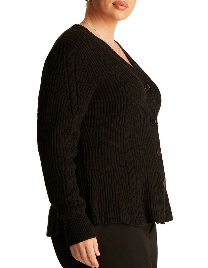 Callie Knit in Black image 3