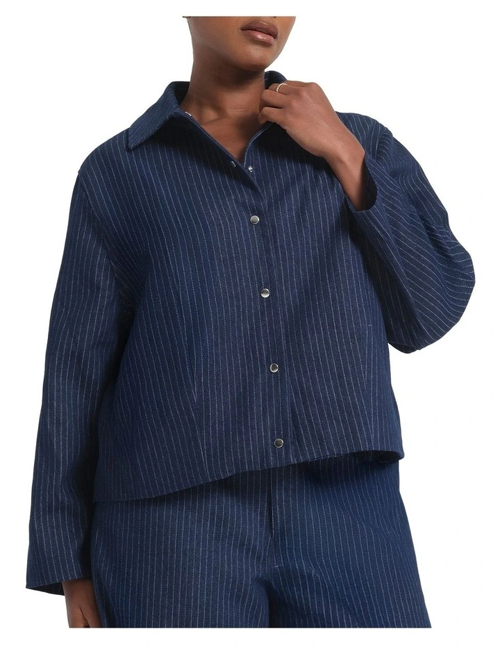 Winslow Jacket in Blue Denim image 4