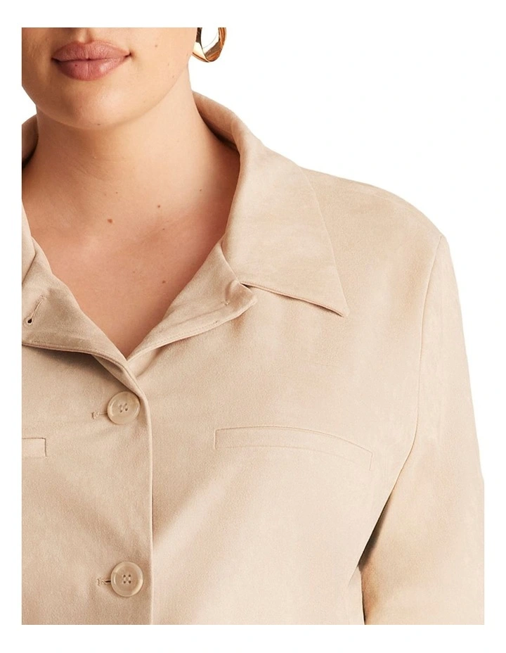 Rowan Jacket in Cream image 4