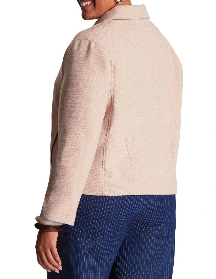 Macarra Jacket in Cream image 2