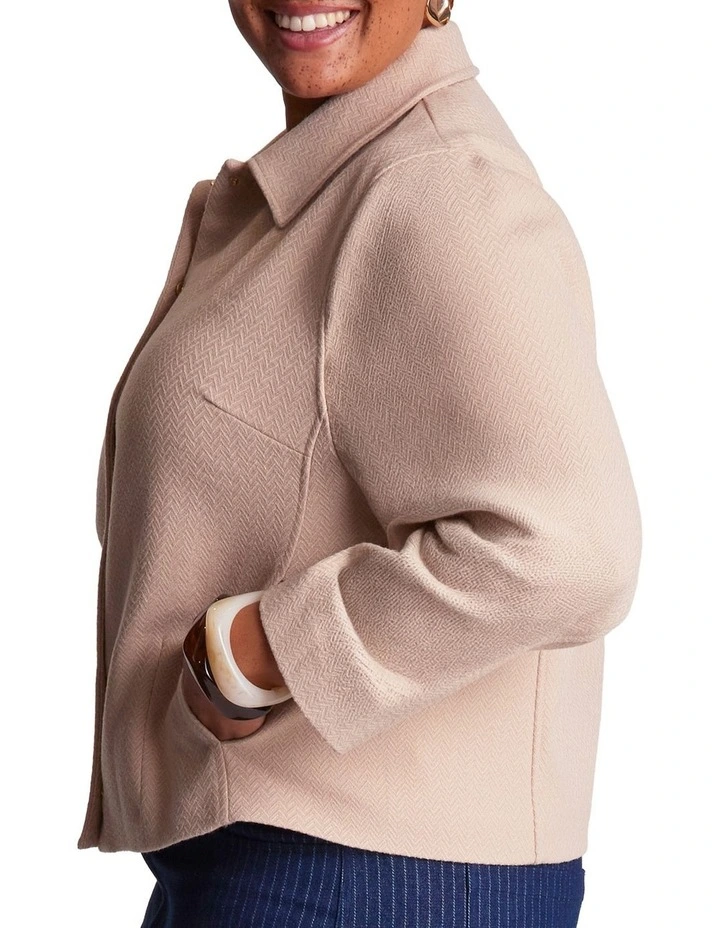 Macarra Jacket in Cream image 3