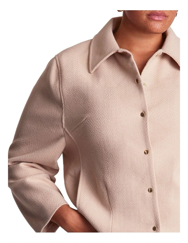 Macarra Jacket in Cream image 4
