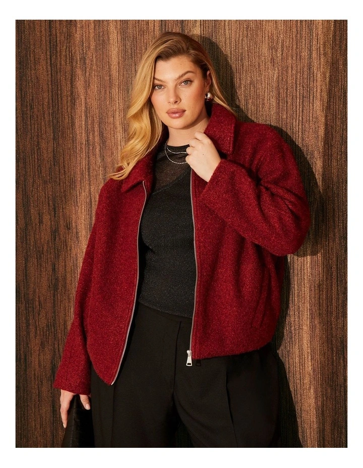 Benni Jacket in Red image 2