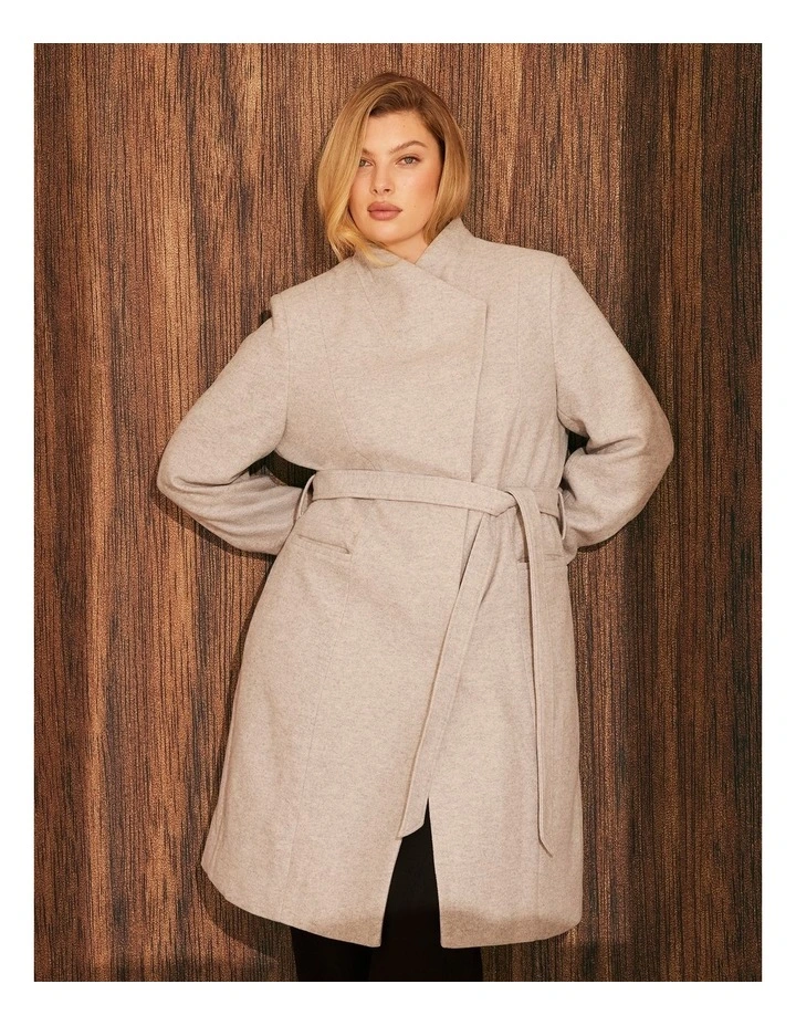 Ren Coat in Grey image 2
