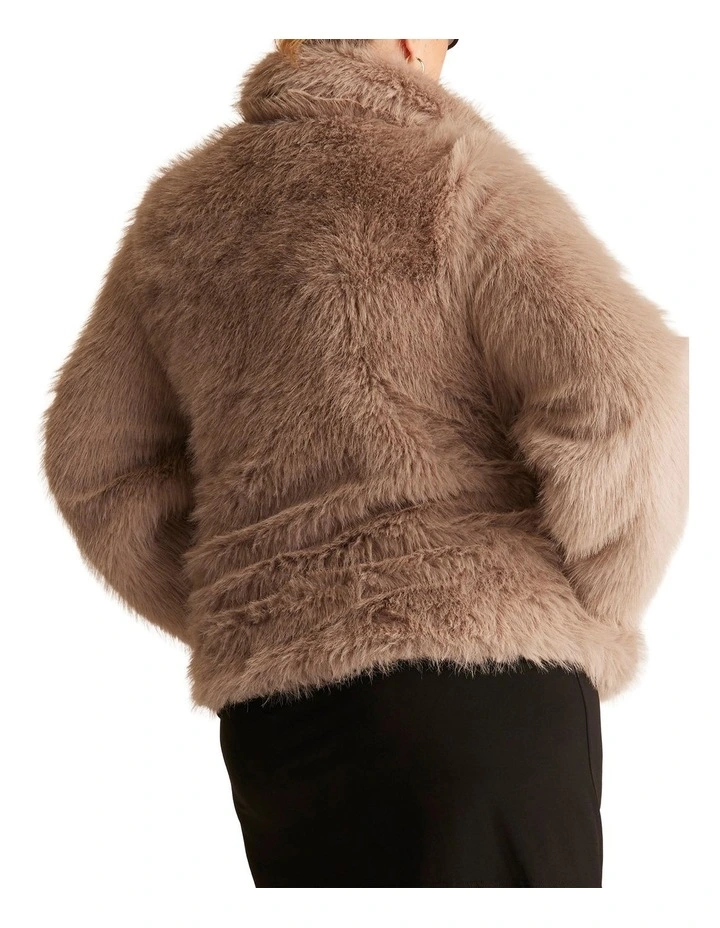 Rory Coat in Beige image 4