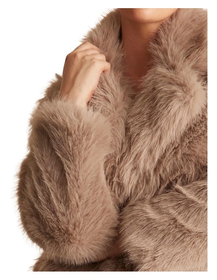 Rory Coat in Beige image 5