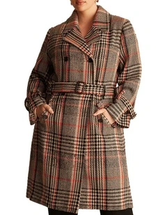 Bella Coat in Check