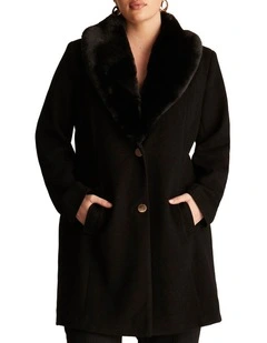 Albany Coat in Black
