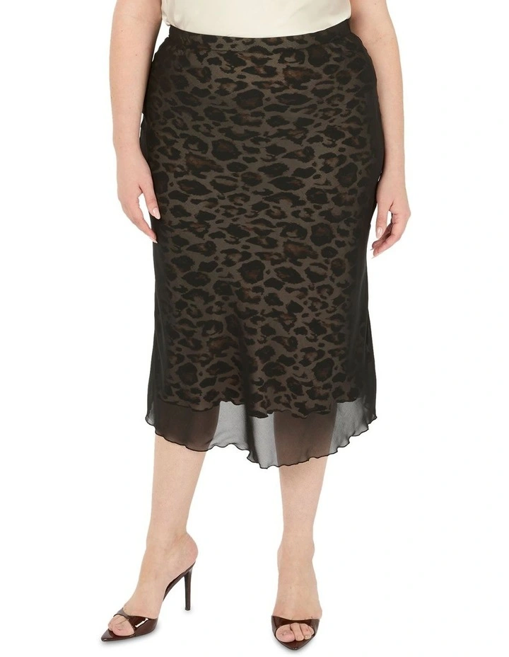 Shadow Leo Skirt in Black image 1