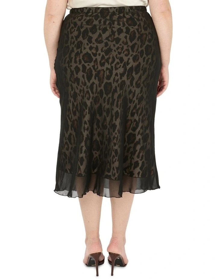 Shadow Leo Skirt in Black image 3