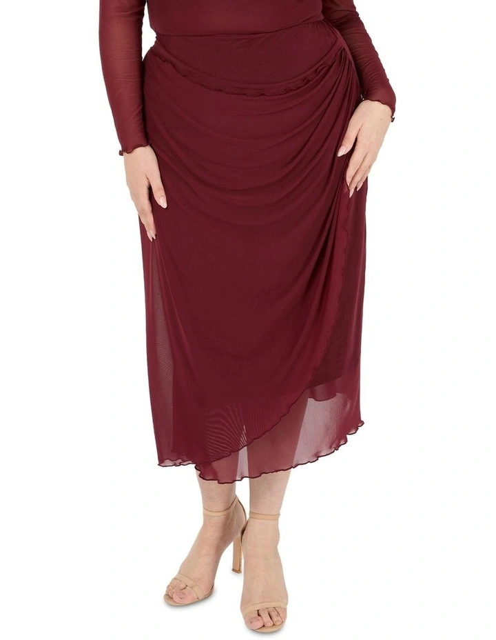 Annalise Skirt in Red image 1