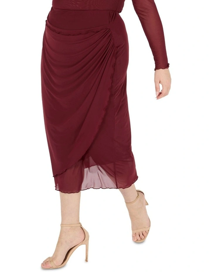 Annalise Skirt in Red image 4